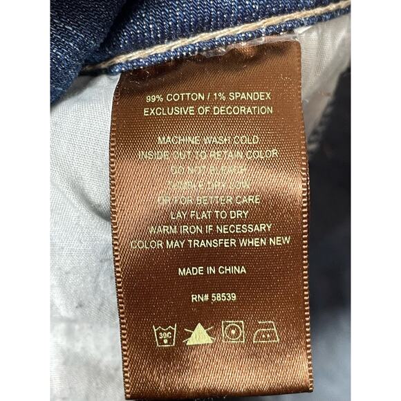 Kut from the Kloth Demin Jean Shorts Jorts Size 14 KS734MA5 Modest Distressed - Picture 4 of 5